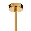 Candelabru modern alama abajururi sticla opal 6xG9/60W Feme 1930 Jupiter